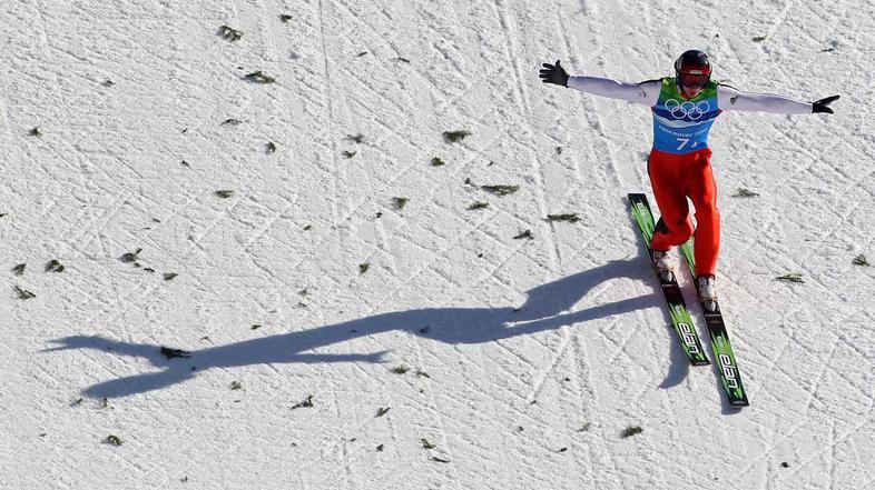 olimpijske igre Vancouver 2010 ekipna skoki Kranjec