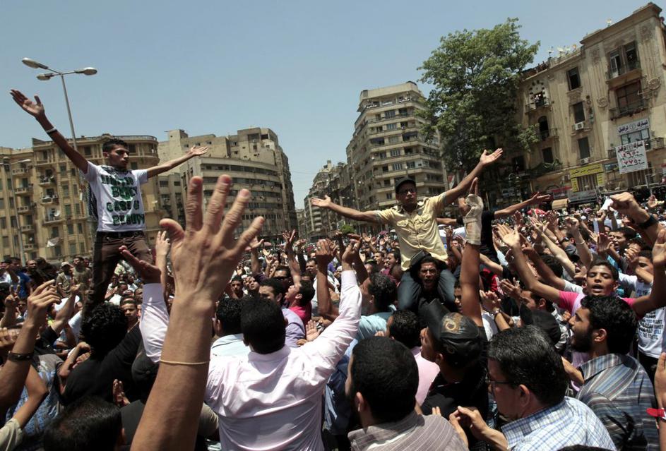 reakcija ljudi ob obsodbi mubaraka, egipt