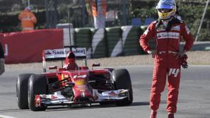 Alonso Jerez testiranja novi dirkalnik formula 1