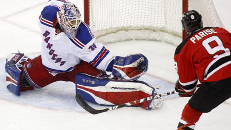 Henrik Lundqvist je bil premagan le enkrat, njegov nasprotnik pa štirikrat.