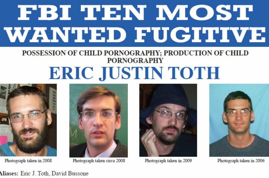 pedofil Eric Toth, FBI, most wanted, najbolj iskan | Avtor: Reuters