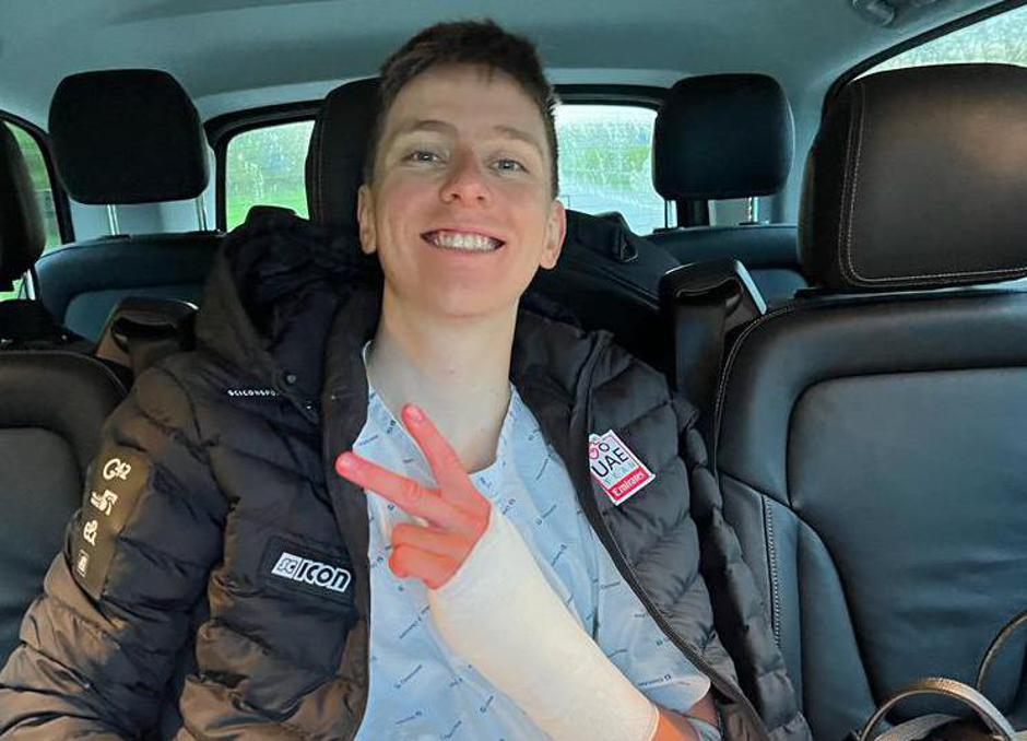 Tadej Pogačar | Avtor: twitter UAE Team Emirates