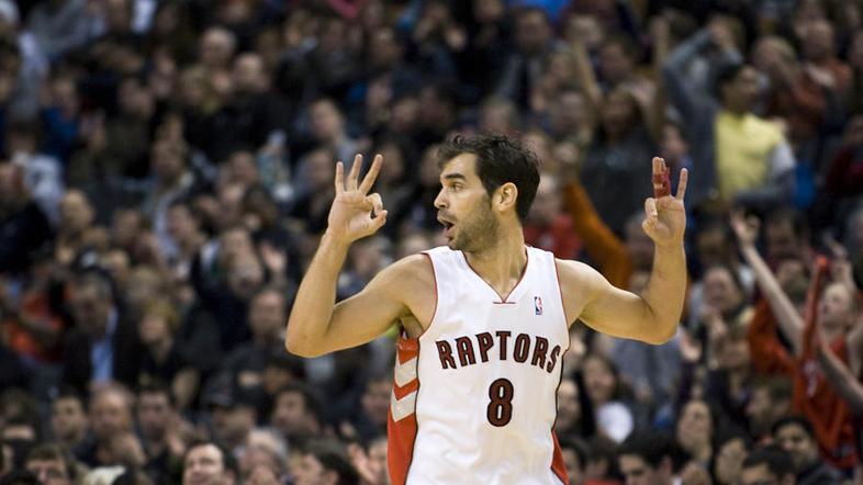 NBA Raptors Maverics 2010 Calderon