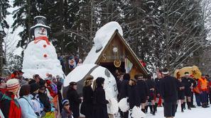 Smuk za trofejo svinjska glava, ki poteka že 41. leto na Črnem vrhu nad Jesenica
