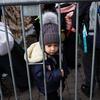 Ukrajina begunci otroci