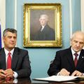 Pogodbo sta v State Departmentu podpisala kosovski predsednik Fatmir Sejdiu in p