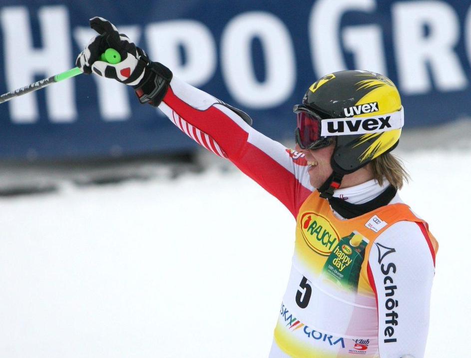 Marcel Hirscher je na drugem veleslalomu v Kranjski Gori pokoril vso konkurenco.