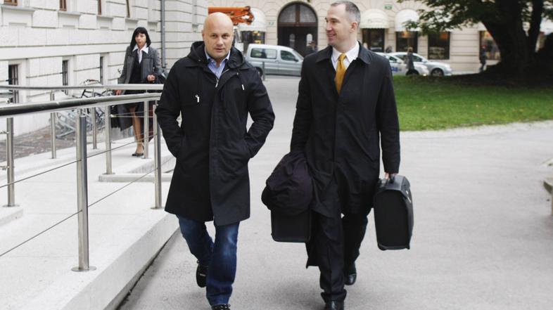 Slovenija 08.11.2012 Dragan Tosic, Balkanski bojevnik, sojenje, sodisce v Ljublj