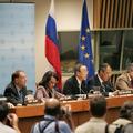 Na srečanju četverice so se zbrali Ban Ki Mun, Condoleezza Rice, Sergej Lavrov, 