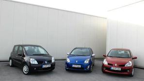 Tokrat smo na testu ocenjevali Renaultov trio, ki so ga sestavljali modus, clio 