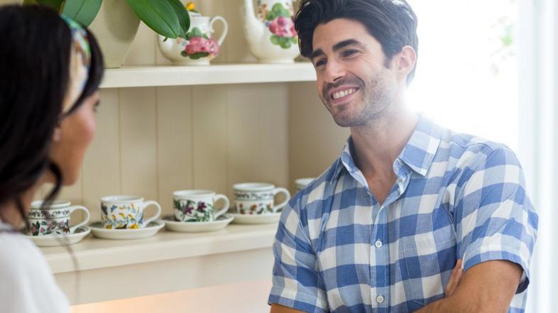 moški ženska pogovor