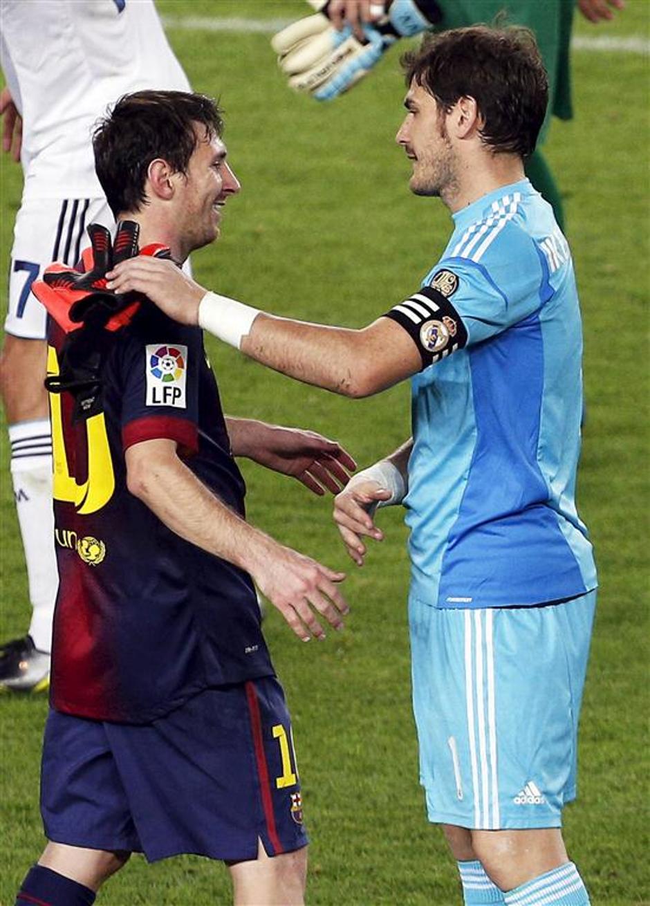 Messi Casillas Barcelona Real Madrid El Clasico Španija liga prvenstvo | Avtor: EPA