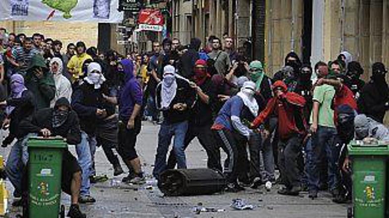 Shod Etinih privržencev pred nekaj dnevi