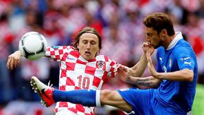 Modrić Marchisio Italija Hrvaška Poznanj Euro 2012