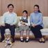 Princ Naruhito, princesa Masako  in njuna hči, princesa Aiko