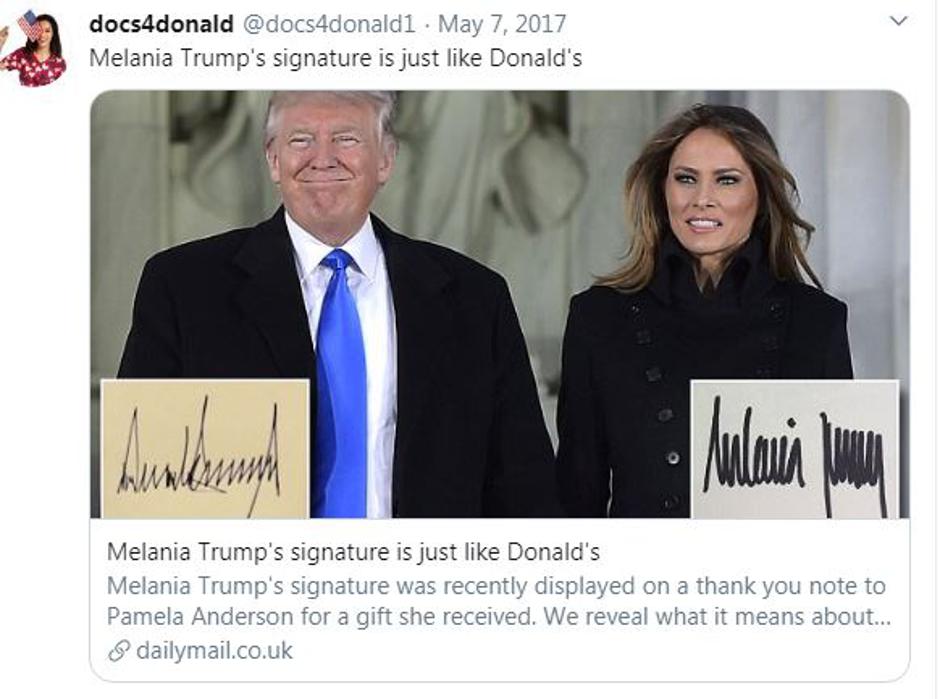 Melania Trump | Avtor: Reševalni pas/Twitter