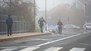 Policija na Zasavski cesti  policijski trak