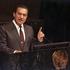 Hosni Mubarak med nagovorom Generalne skupščine Združenih Narodov. Fotografija j