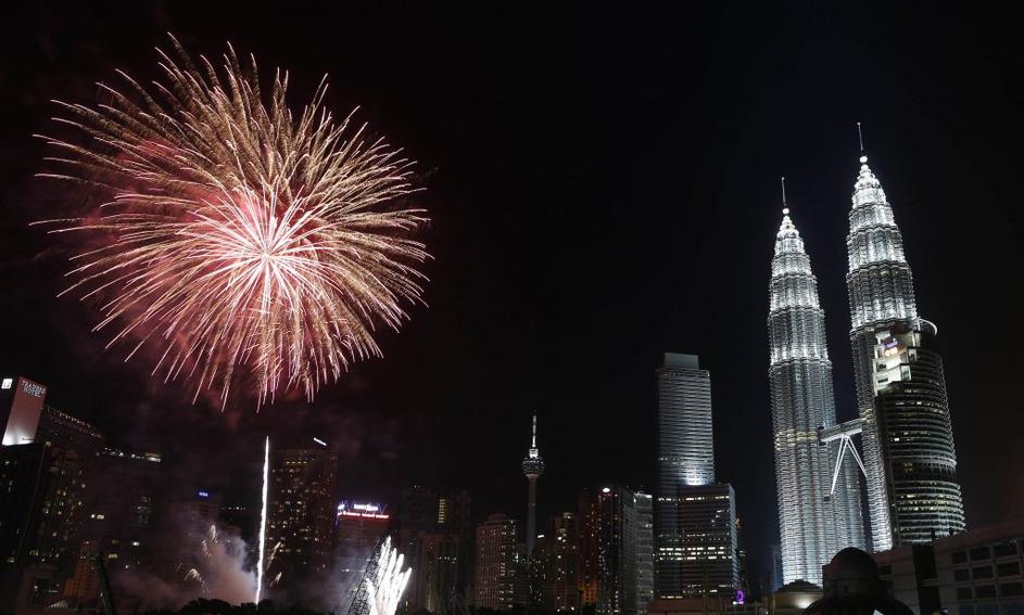 Novo leto 2014 v Kuala Lumpurju, Malezija
