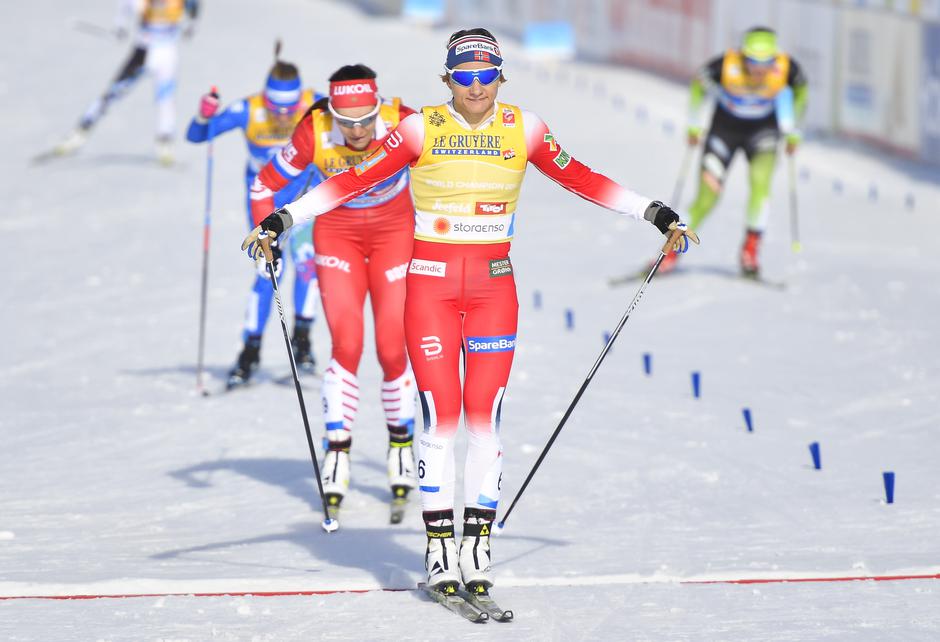 Maiken Caspersen Falla sprint Seefeld SP v nordijskem smučanju | Avtor: Epa