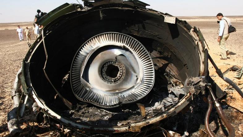Nesreča ruskega letala, Sinajski polotok