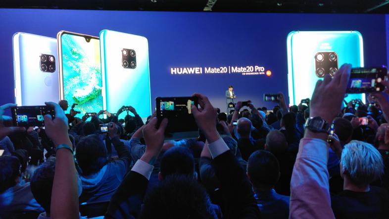 Huawei Mate 20 svetovna predstavitev v Londonu