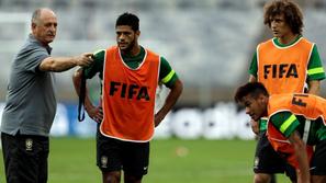 Neymar Scolari Hulk David Luiz Brazilija Urugvaj polfinale pokal konfederacij Be