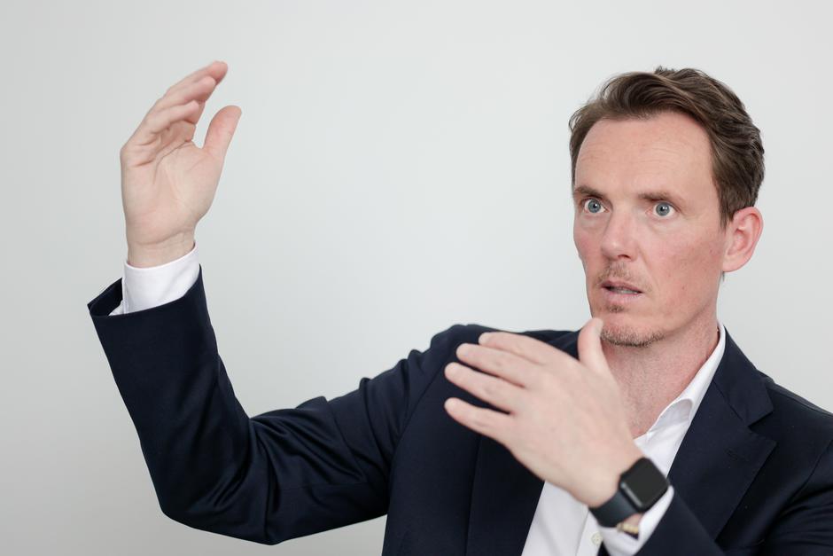 Gregor Hutar, član upravnega odbora in vodstvenega tima Sandoza Slovenija | Avtor: Saša Despot