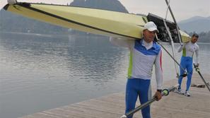 Slovenska veslača Pirih in Kolander sta si priborila neposreden nastop v polfina
