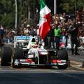 Sergio Perez na dirkaški zemljevid po 30 letih vrača Mehiko. (Foto: Sauber F1 Te