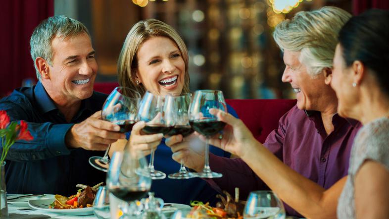 večerja v restavraciji