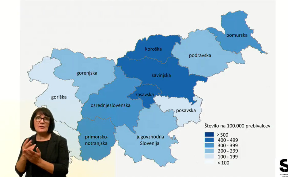 podatki covid-19 | Avtor: zajem zaslona
