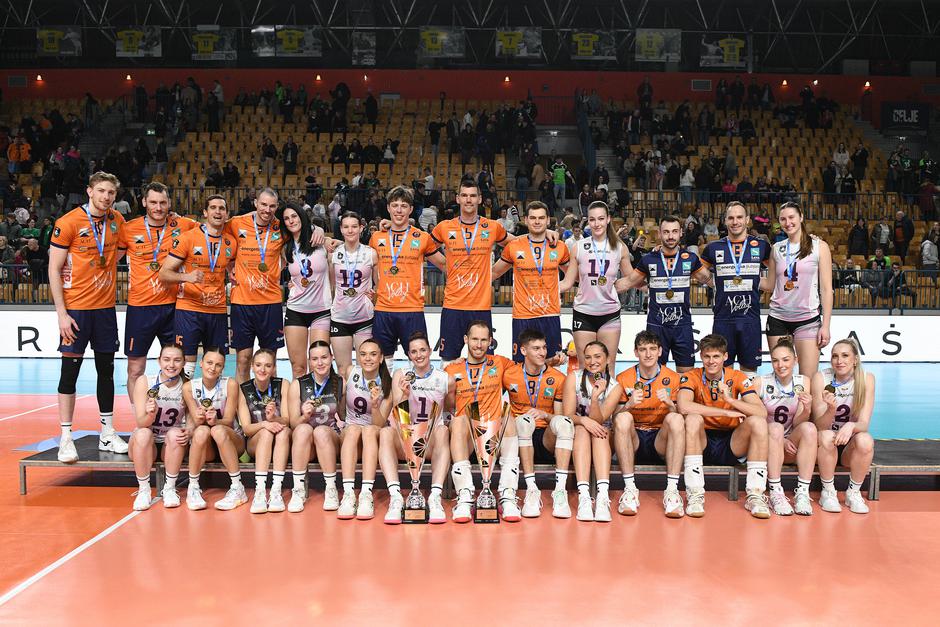 Slovenski pokalni zmagovalci v odbojki 2026 | Avtor: Aleš Oblak