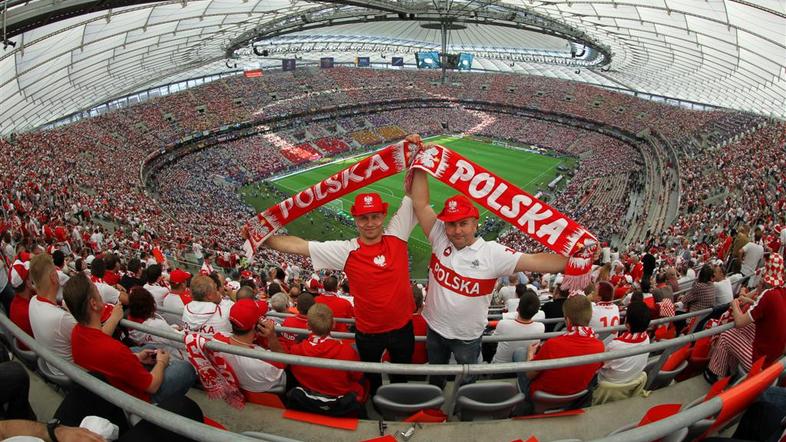 Poljska Grčija otvoritvena tekma Varšava stadion Euro 2012