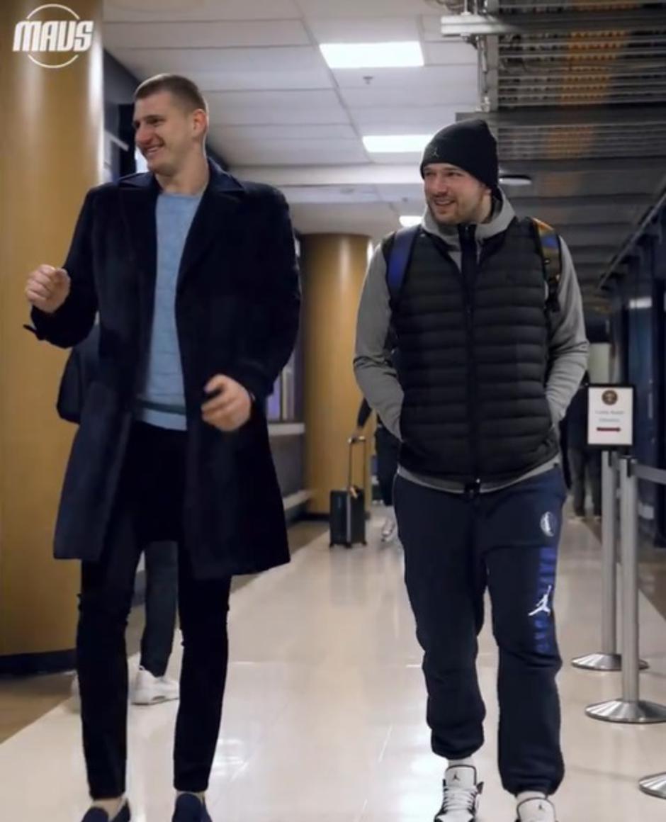 Jokić Dončić | Avtor: Print Screen 