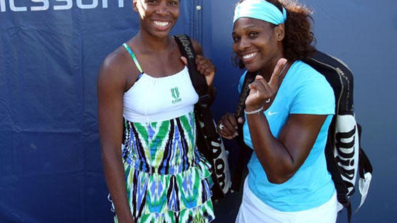 Sestri Venus in Serena Williams se bosta prihodnji teden merili na OP ZDA.