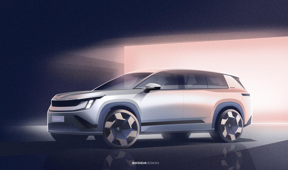 Škoda razkrila velik SUV - to je peaq
