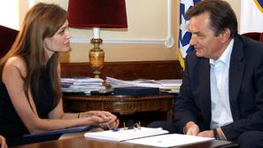 Angie, ki se je srečala s predsednikom Bosne in Hercegovine, bo snemala film o d