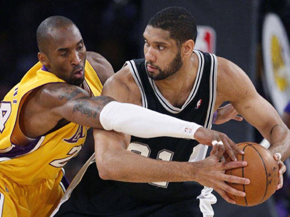 V Staples Centru je pred skoraj 19.000 gledalci Kobe Bryant dosegel 22 točk, Tim