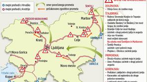 Okvirna obdobja večjih del na slovenskih avtocestah so že znana, a na Darsu točn