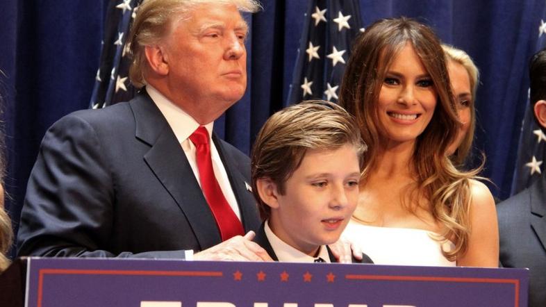 Melania Trump, Barron Trump, Donald Trump