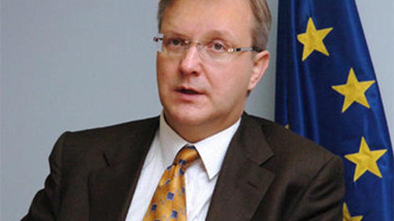 Rehn se bo posvetoval s predsedujočo trojico.