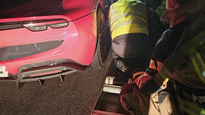 Ferrari, nesreča primorska avtocesta