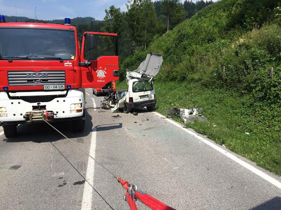 Nesreča pri Idriji | Avtor: PGD Idrija