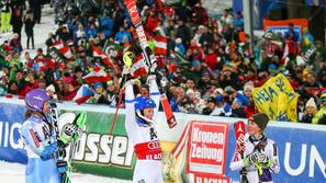 Maze Hansdotter Shiffrin ženski slalom Flachau