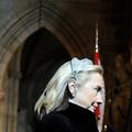 Hillary Clinton na pogrebu Vaclava Havla v Pragi.