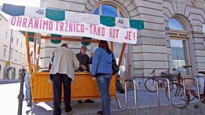 Distribucijo letakov CI Ljubljana so zavrnile strokovne službe sektorja za tržen