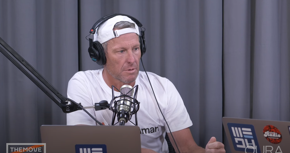 Lance Armstrong in George Hincapie, oddaja The Move | Avtor: YouTube