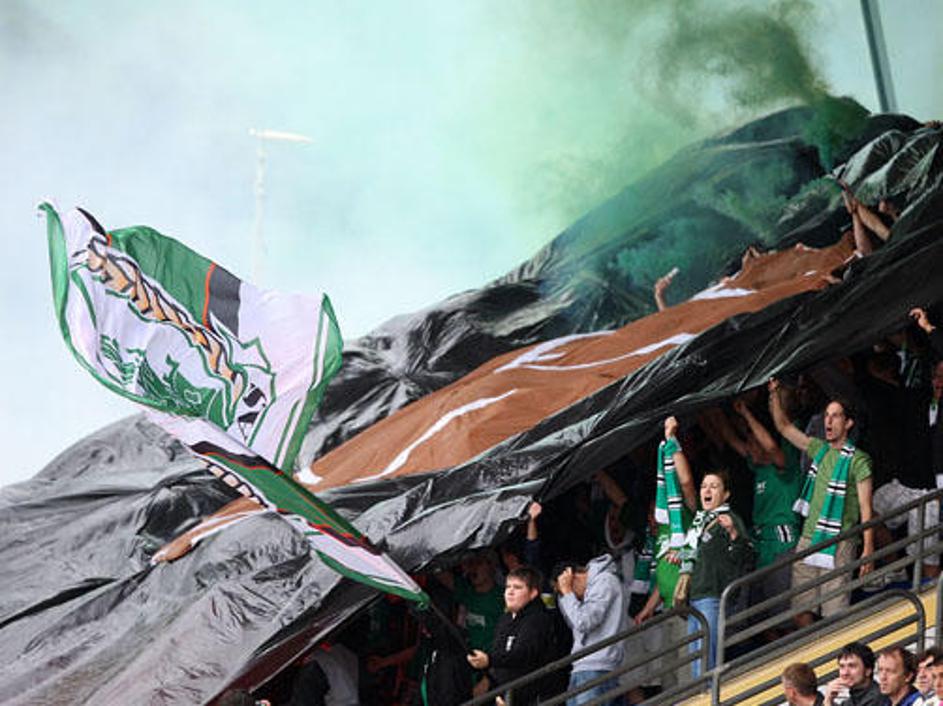 Green Dragons pred nekaj tedni na domačem srečanju v Šiški.