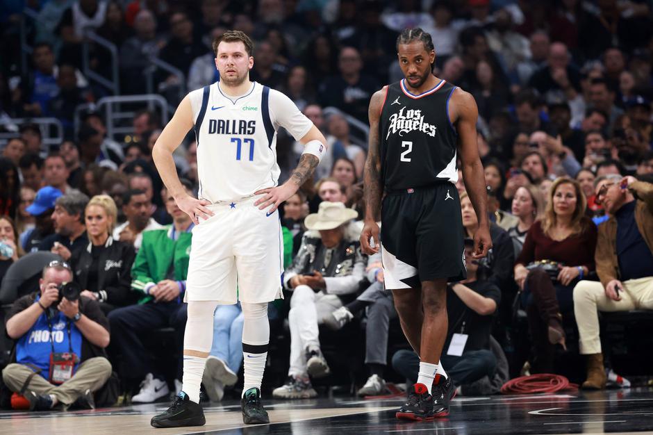 Luka Dončić, Kawhi Leonard | Avtor: Profimedia